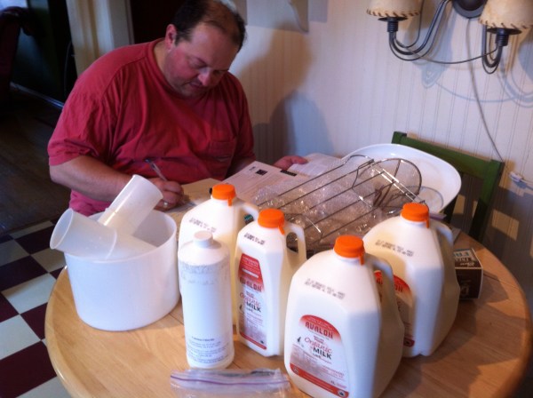 Hard at Work Recording the Steps